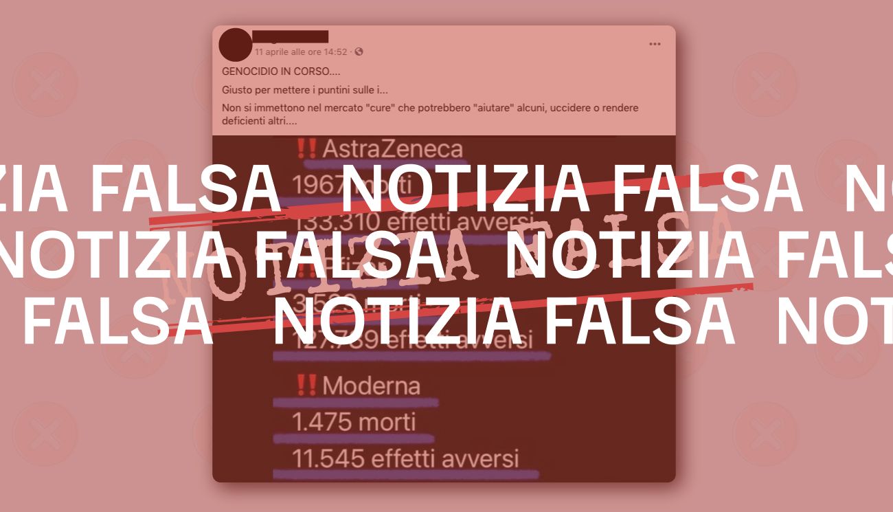 Questi dati dell’Ema non dimostrano che ci sono stati migliaia di decessi per i vaccini anti-Covid