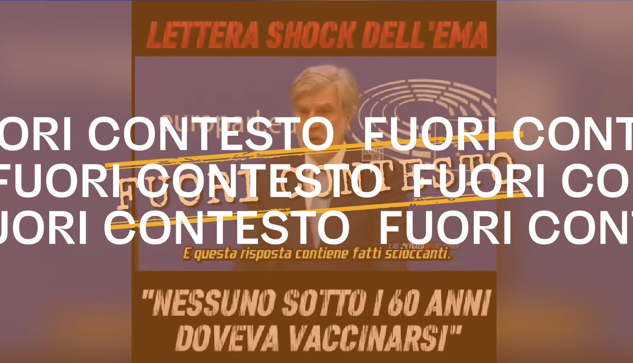 La lettera di risposte dell’EMA agli europarlamentari non contiene «fatti scioccanti» sui vaccini anti-Covid