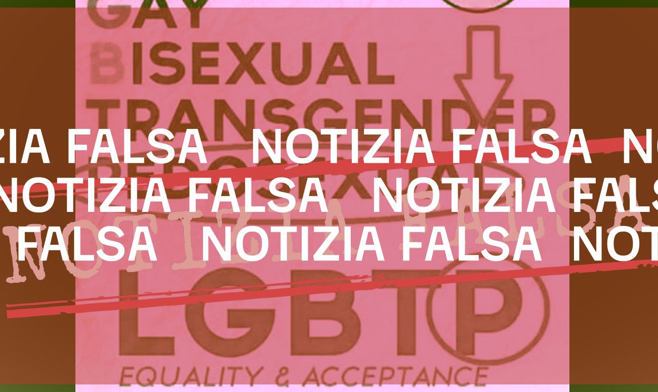 No, la comunità LGBTQ non ha aggiunto la lettera “P” all’acronimo