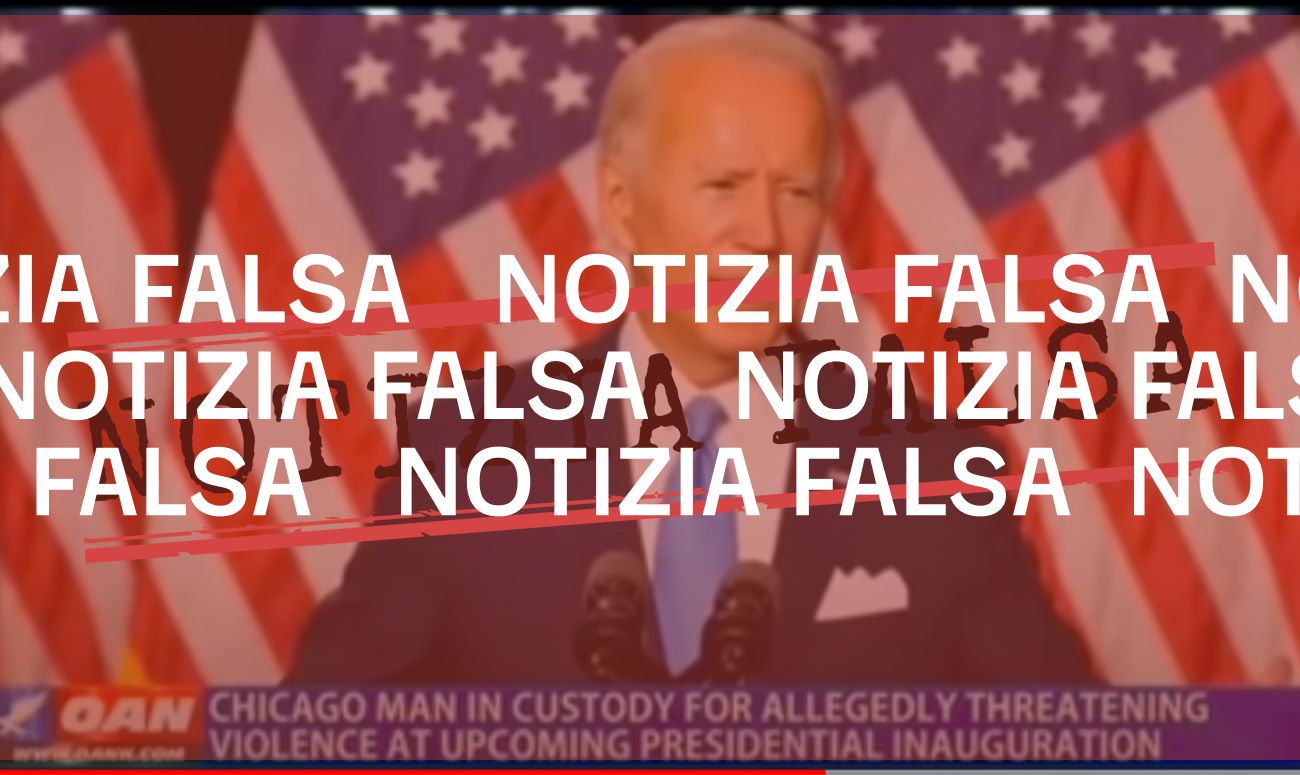 Joe Biden non è stato arrestato prima della cerimonia d’insediamento