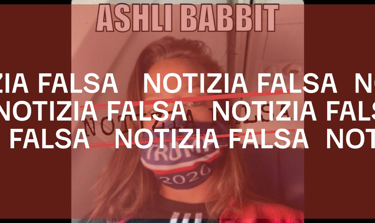 Ashli Babbitt è deceduta, la sua morte non è stata una «false flag»