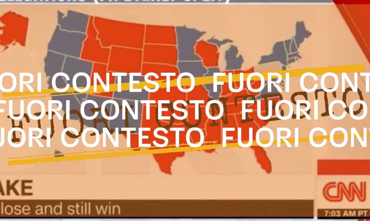 Questa grafica realizzata dalla Cnn non mostra come Trump potrebbe ancora vincere le elezioni