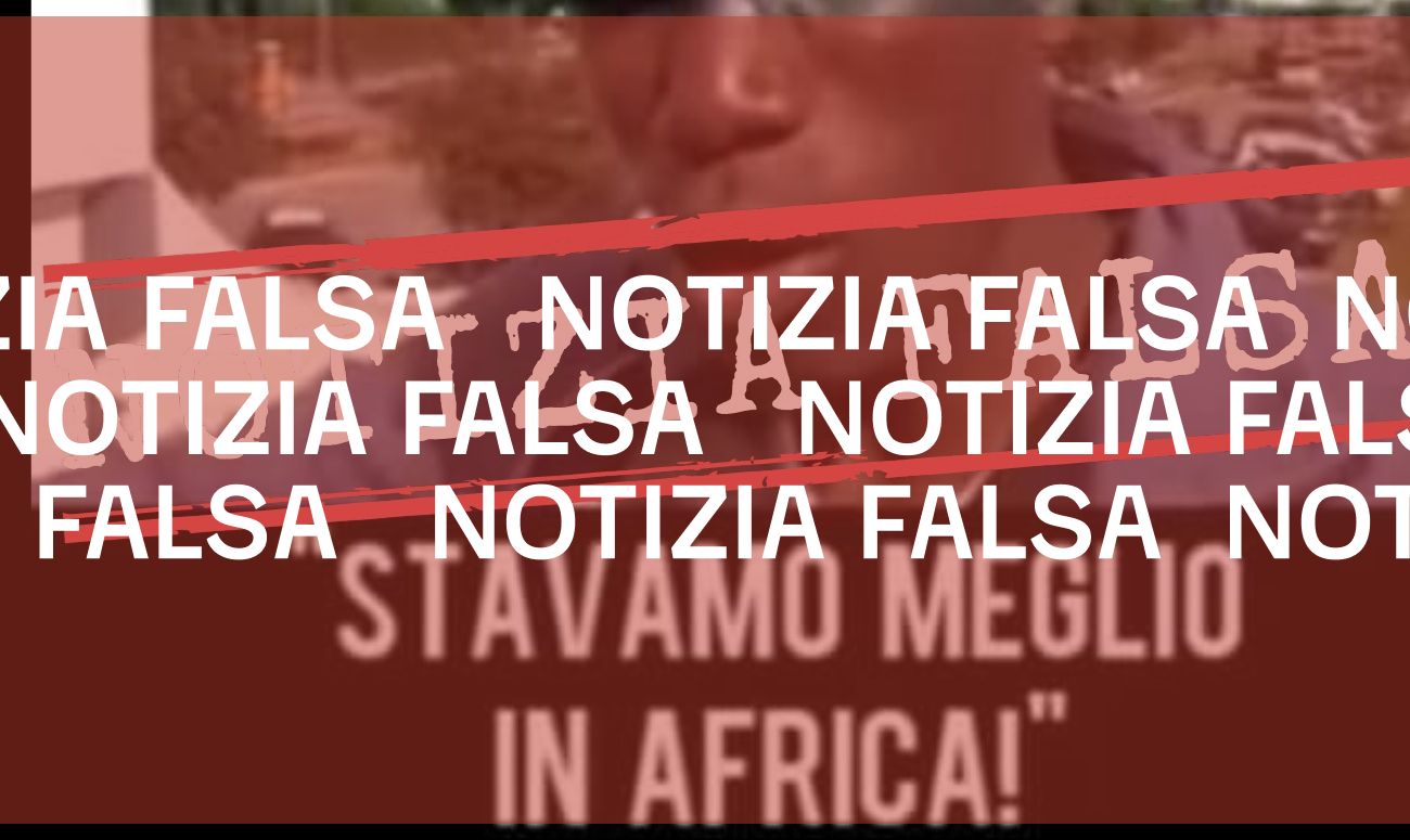 <i></i> Questo migrante non ha detto di volere «la carta di credito» e che stava «meglio in Africa»