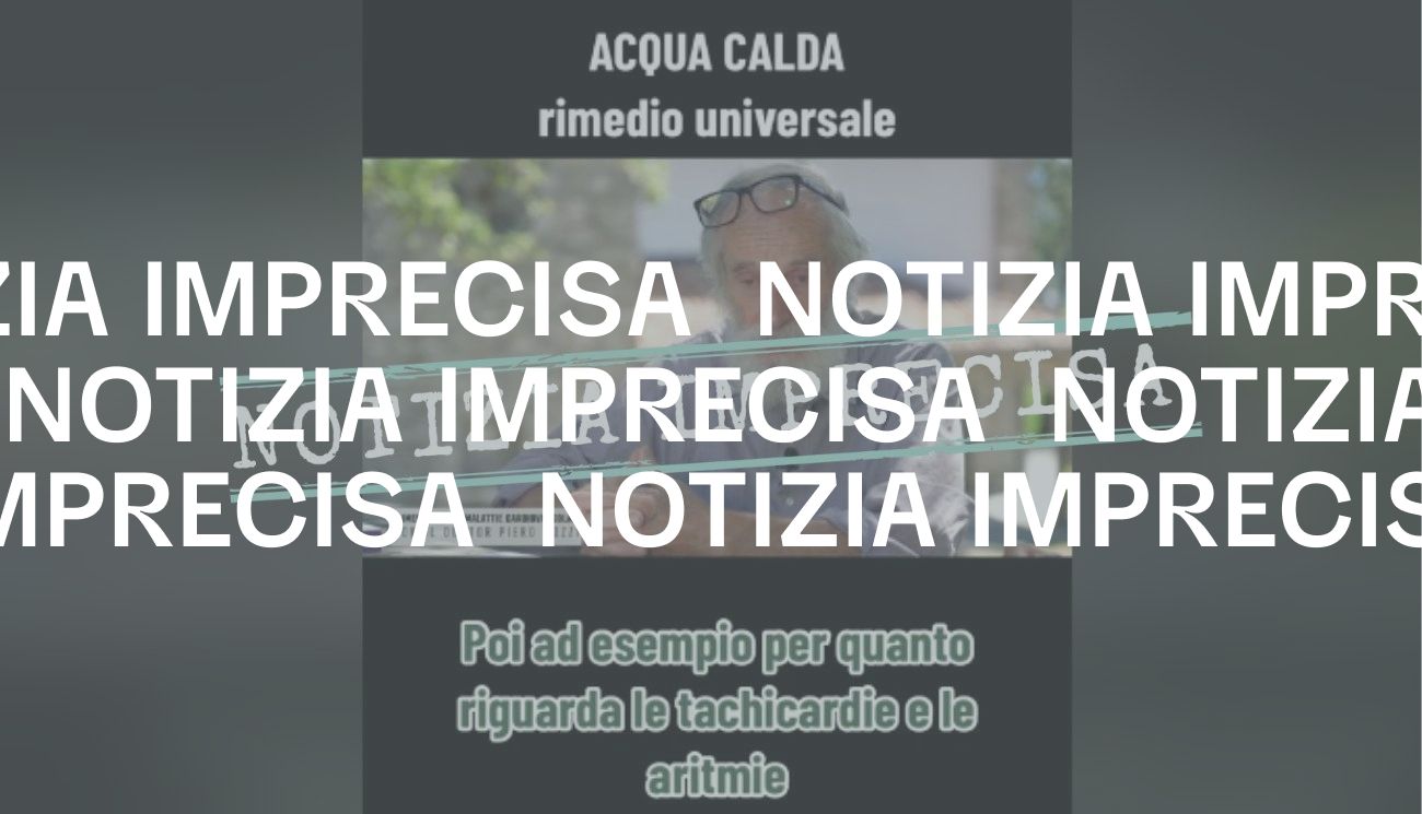 L’acqua calda non è un «rimedio universale» per il dolore