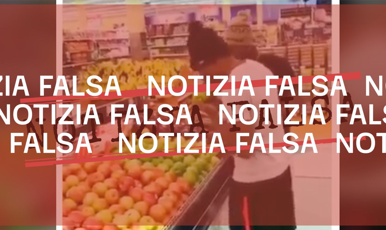 Il video dei presunti migranti in Italia che mordono mele e le rimettono al loro posto non ritrae migranti e non è stato girato in Italia