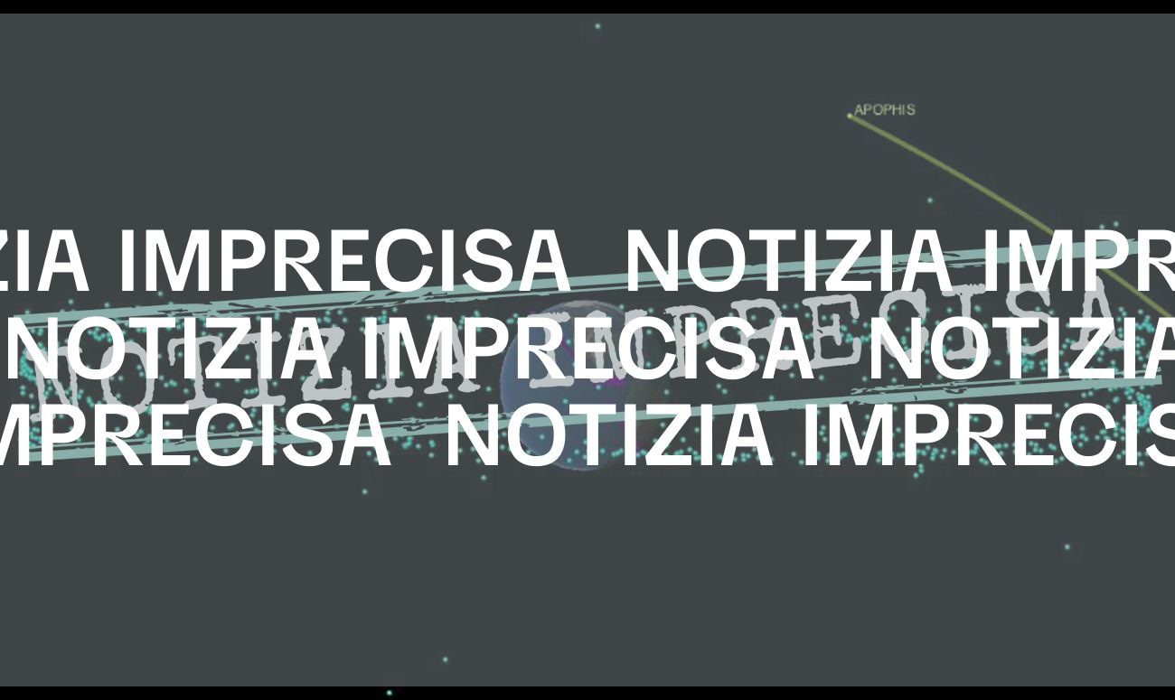 No, nessun «asteroide enorme» colpirà la Terra il 13 aprile 2029