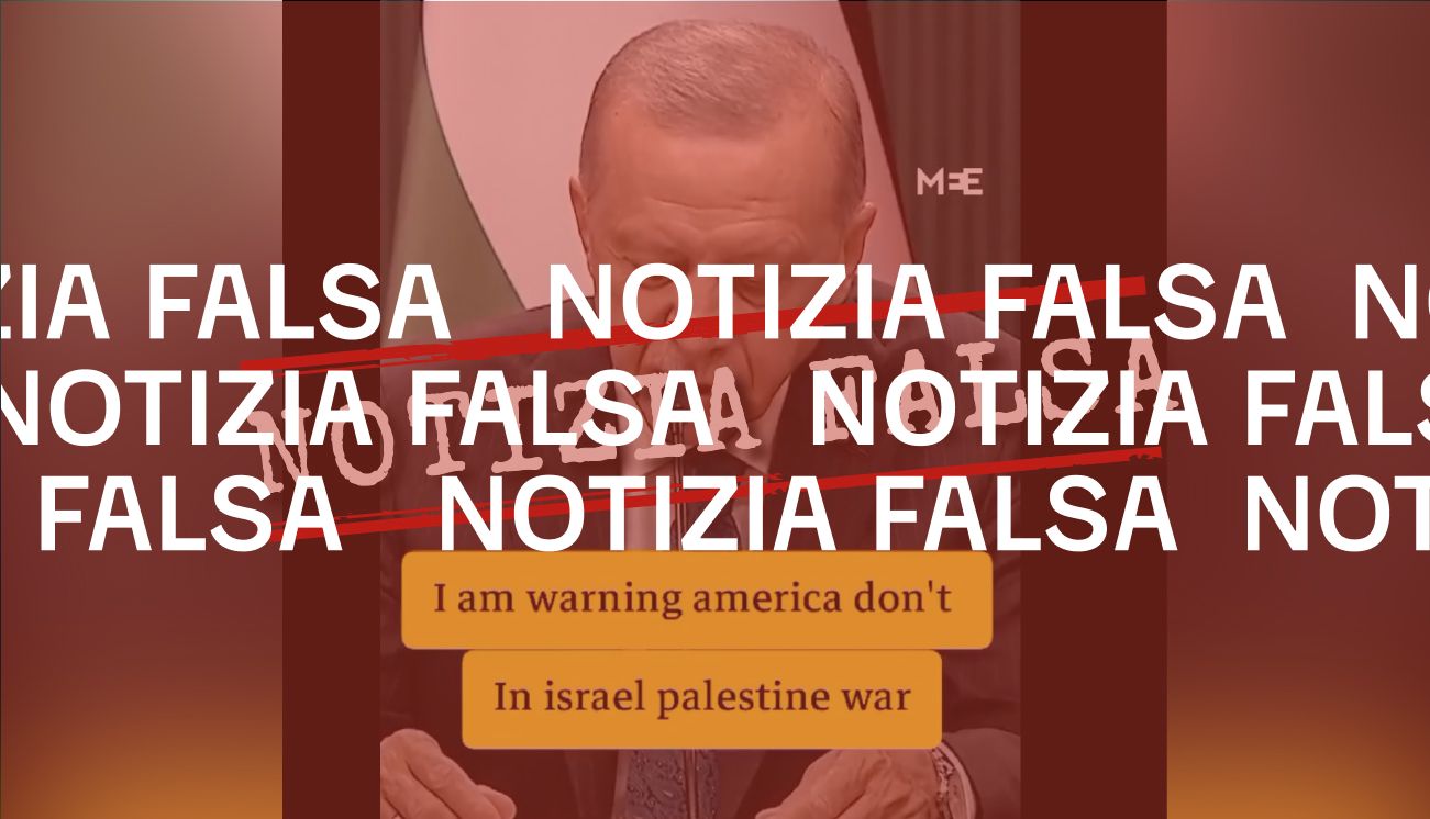 In questo video Erdoğan non dice agli USA di stare lontani dalla guerra tra Israele e Hamas