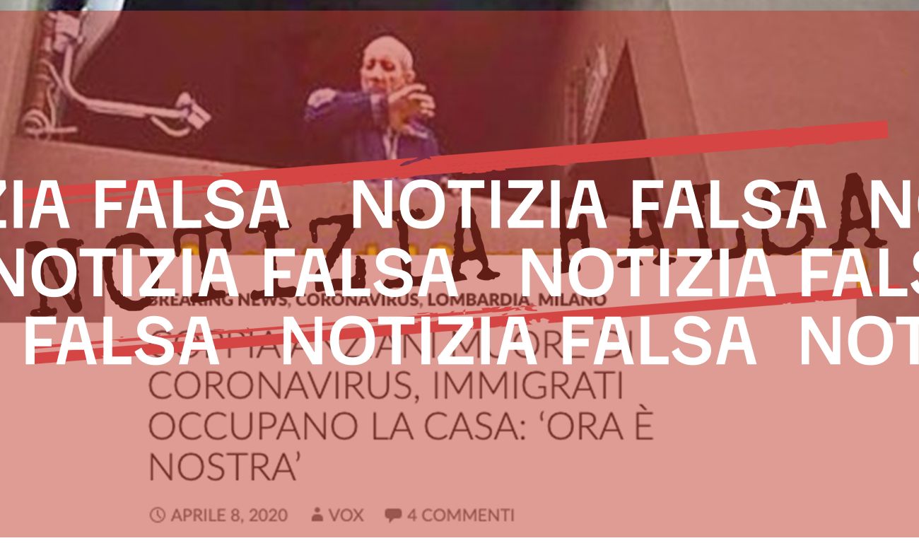 A occupare la casa della coppia di anziani morti per Coronavirus non sono stati degli «immigrati», ma un uomo italiano e la sua compagna marocchina