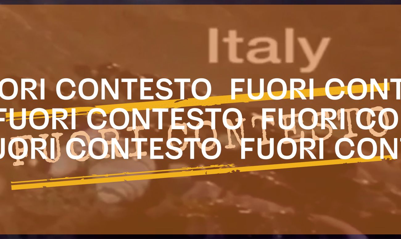 L’Italia non sta ammassando cadaveri in fosse comuni, il filmato che circola proviene da un film