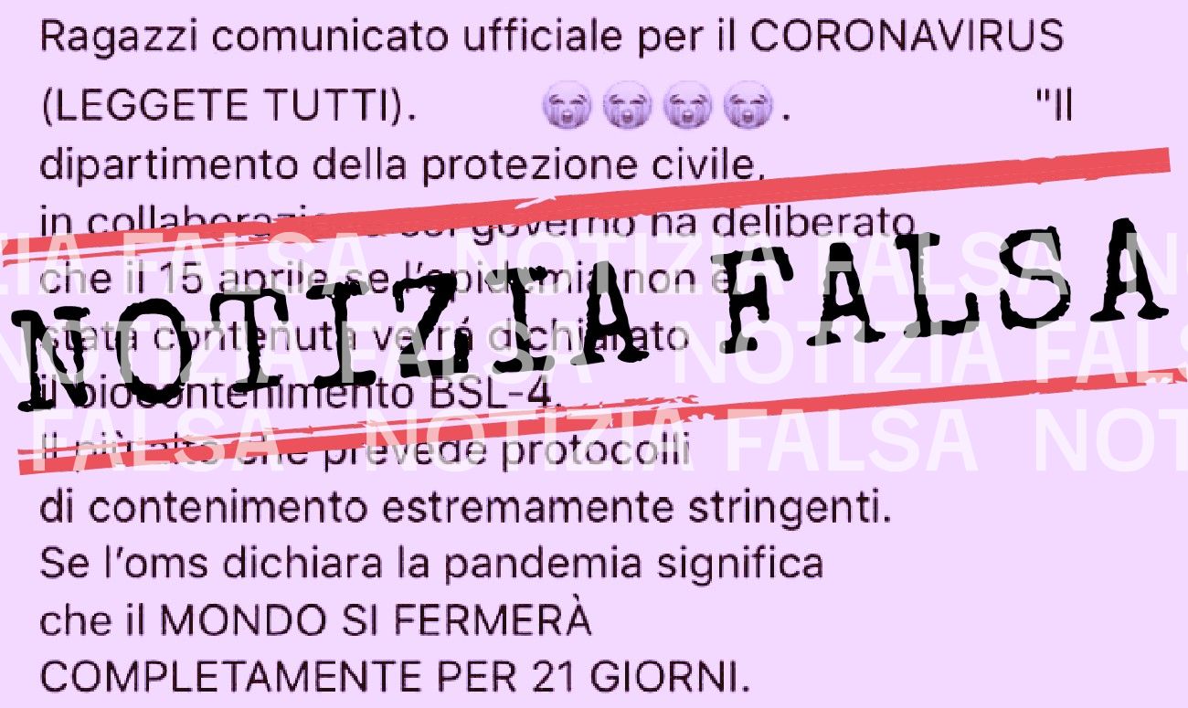 Notizia Falsa