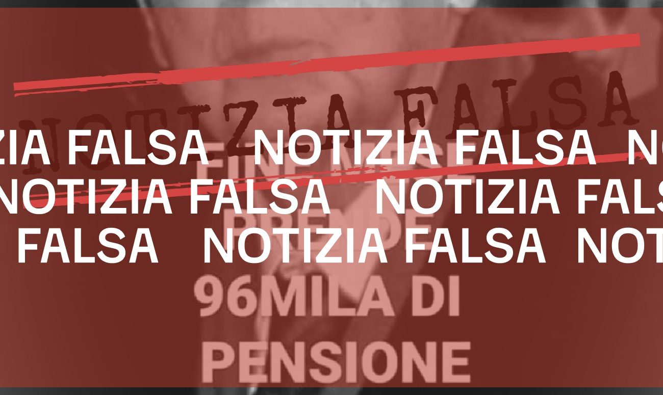 No, Napolitano a fine mese non prende 96 mila euro di pensione