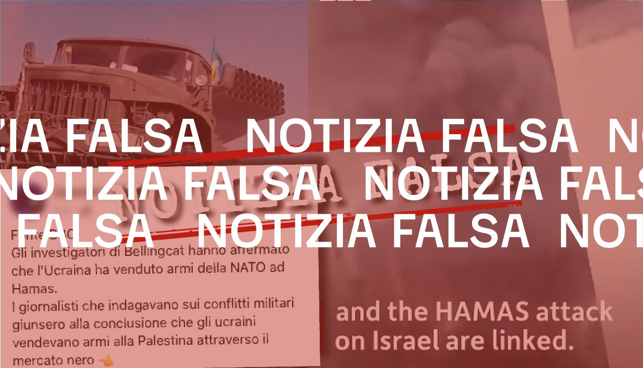 La BBC non ha dato la notizia che l’Ucraina ha fornito armi ad Hamas