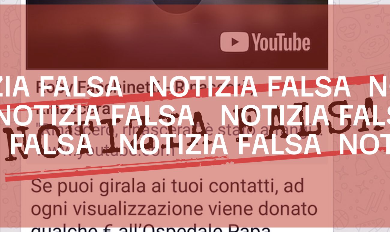 No, visualizzare il video della canzone “Rinascerò, rinascerai” di Facchinetti e D’Orazio non porterà donazioni all’ospedale di Bergamo