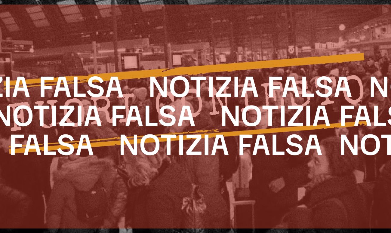 No, questa foto non mostra “la reazione dei cittadini alla ‘chiusura’ della Lombardia”