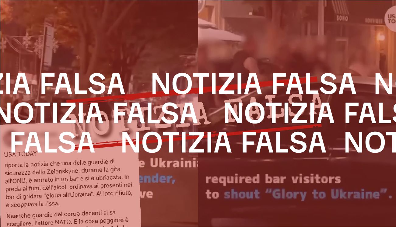 USA Today non ha parlato di una rissa tra ubriachi che ha coinvolto la delegazione ucraina a New York