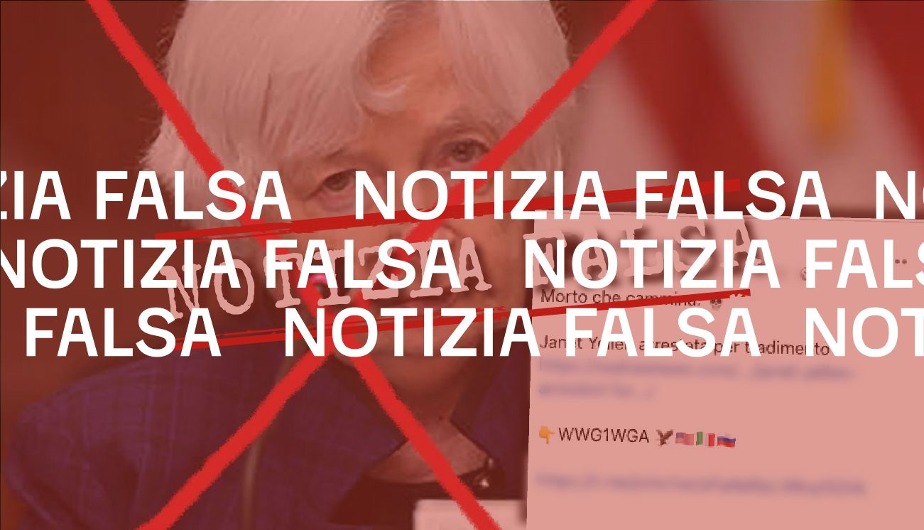 La notizia dell’arresto della segretaria del Tesoro statunitense è falsa