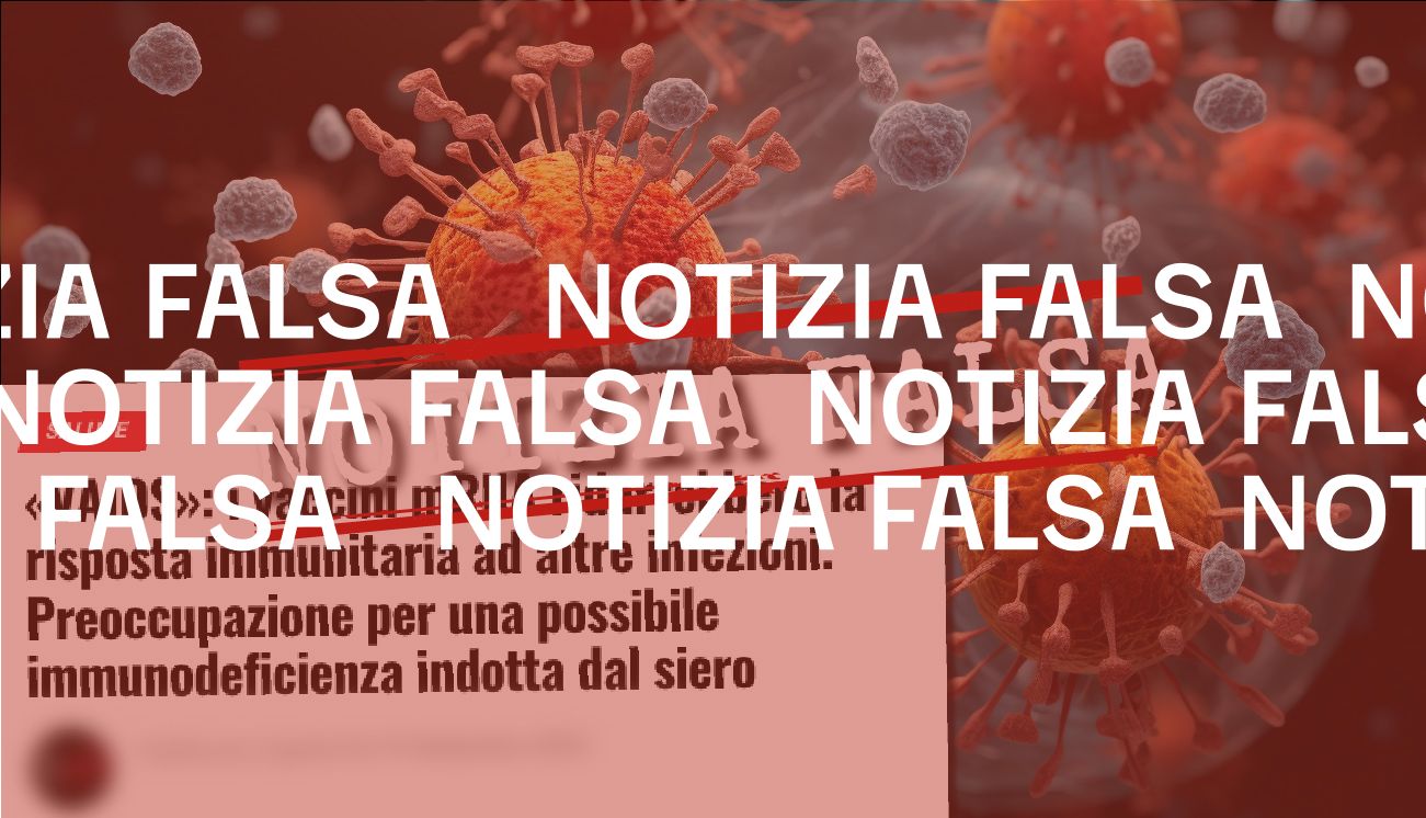 Questo studio non prova l’esistenza della sindrome da immunodeficienza acquisito da vaccino (Vaids)