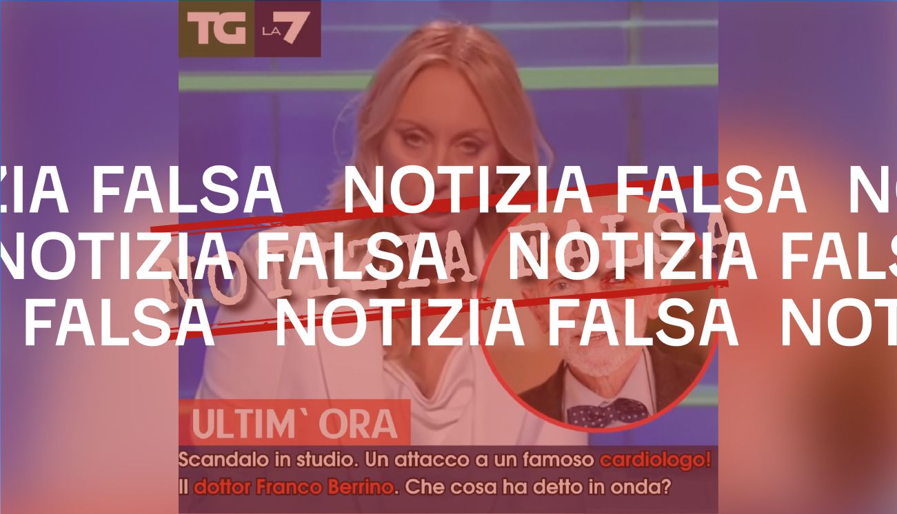 Il medico Franco Berrino non è stato picchiato durante una trasmissione televisiva