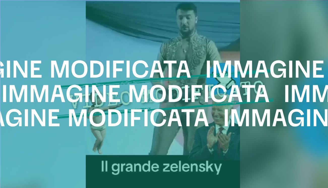 No, questo non è Zelensky che balla la danza del ventre