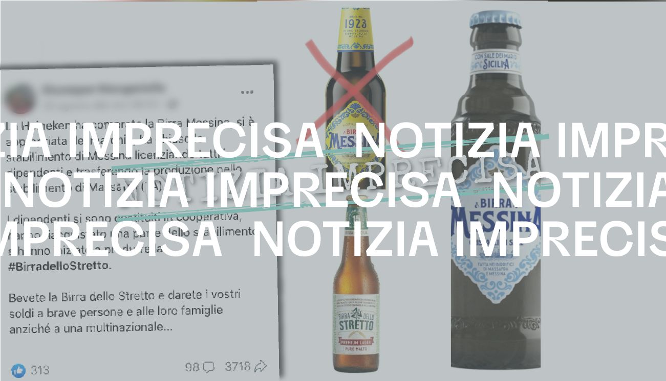 No, Heineken non ha licenziato i dipendenti del birrificio di Messina