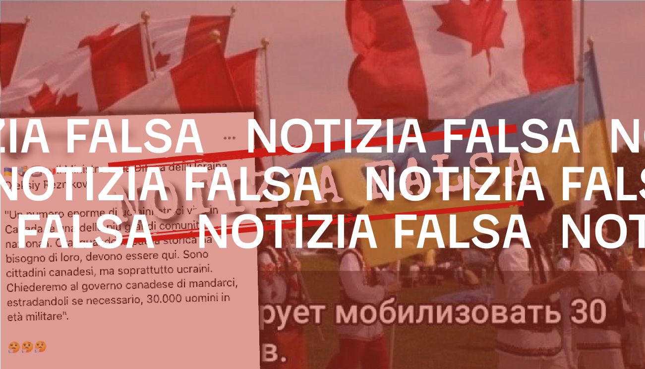 L&#8217;Ucraina non ha chiesto ai suoi cittadini stanziati in Canada di combattere