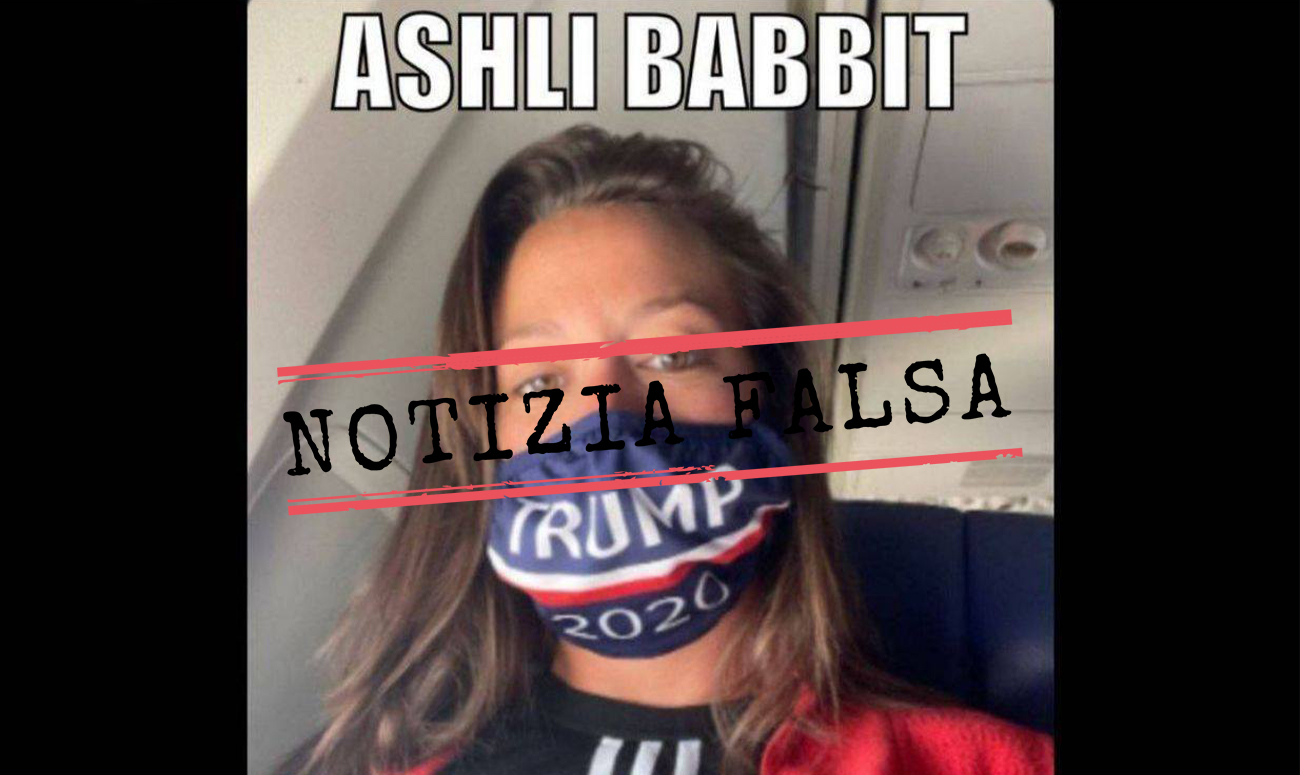 Ashli Babbitt è deceduta, la sua morte non è stata una «false flag»