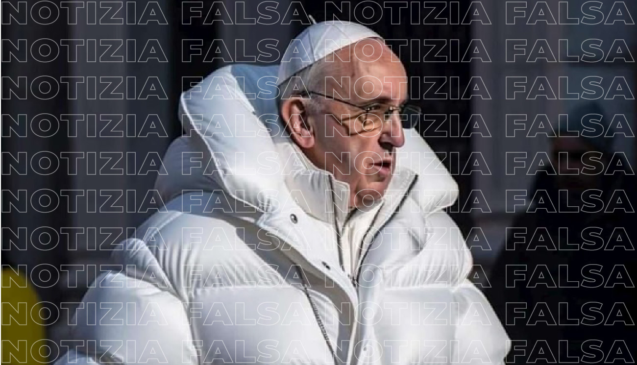 Questa foto del papa con un piumino bianco è stata creata con un’intelligenza artificiale Questa foto del papa con un piumino bianco è stata creata con un’intelligenza artificiale