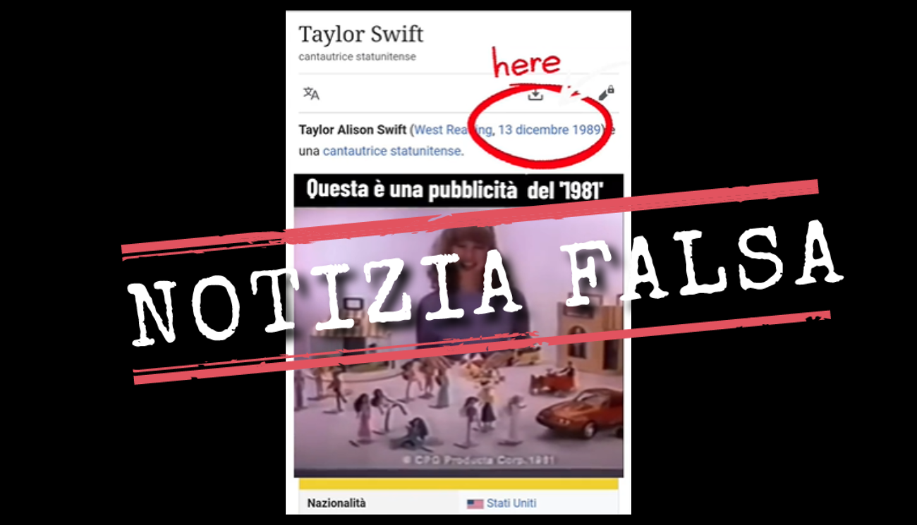 Taylor Swift non era già viva nel 1981